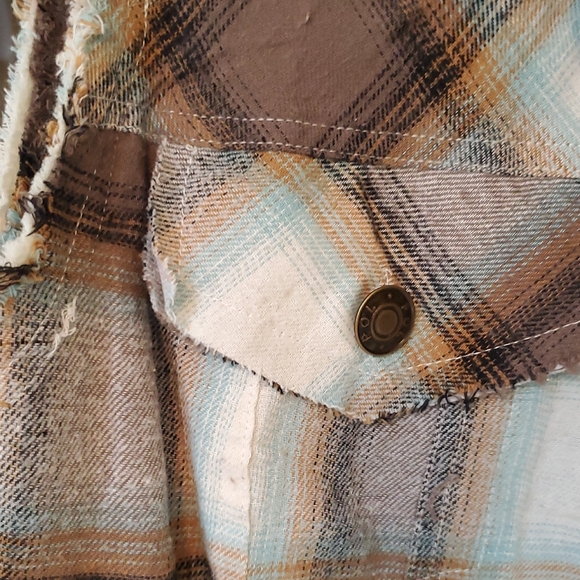 Pol Plaid Sleeveless Jacket - Picture 4 of 6